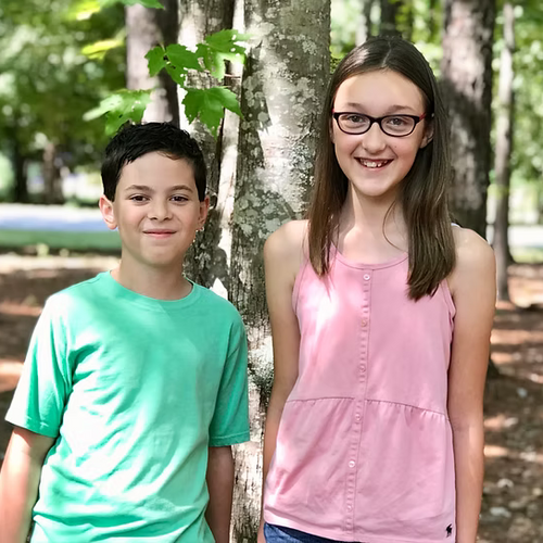 Kennedy Jones and Noah Cameron